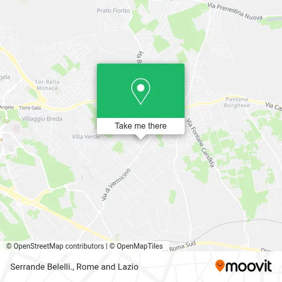Serrande Belelli. map
