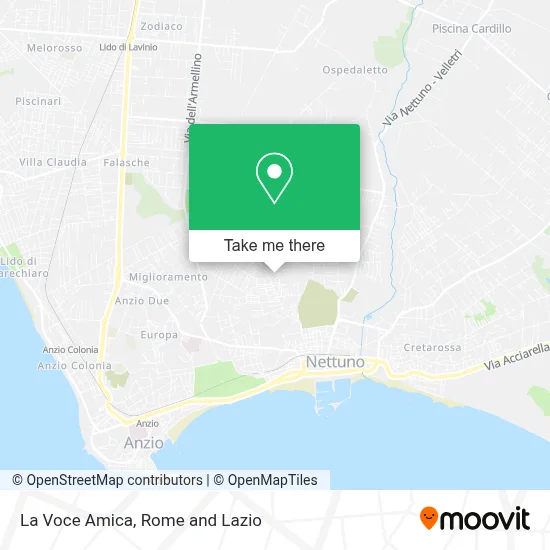 La Voce Amica map