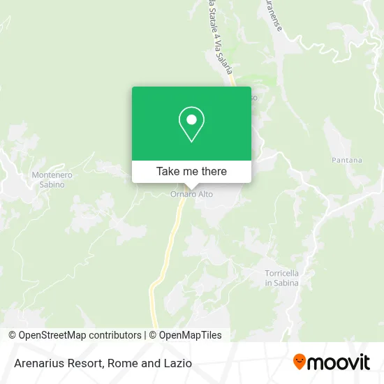 Arenarius Resort map