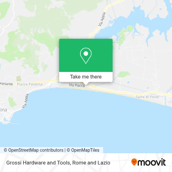 Grossi Hardware and Tools map