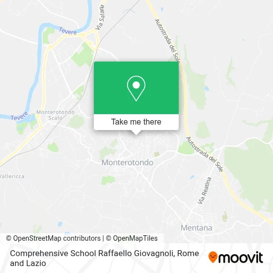 Comprehensive School Raffaello Giovagnoli map