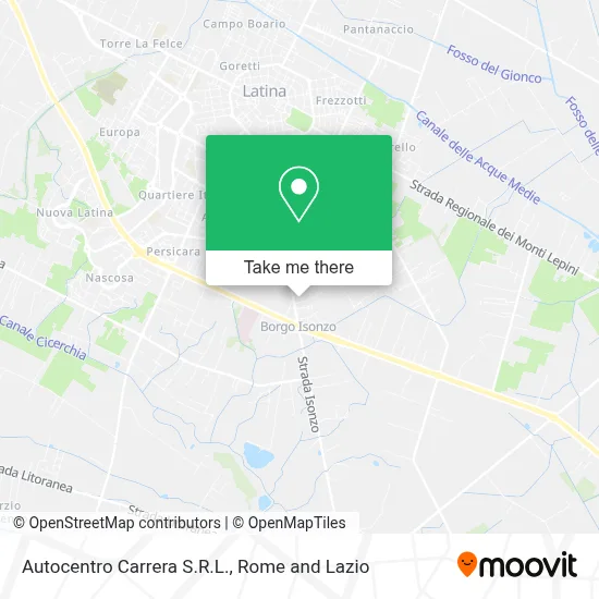 Autocentro Carrera S.R.L. map