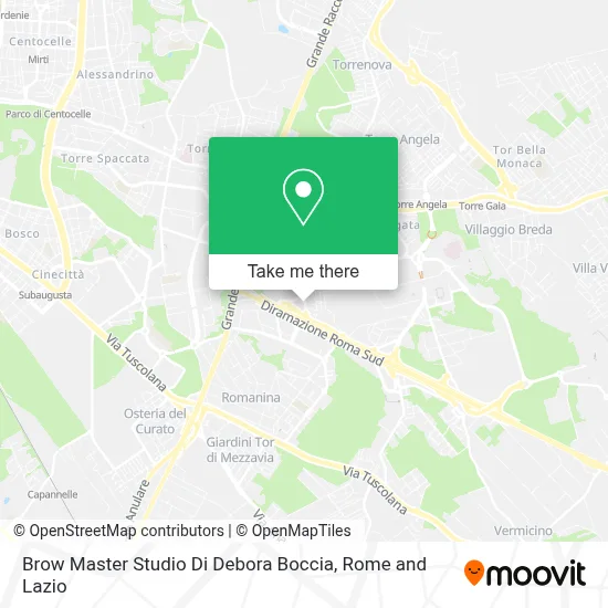 Brow Master Studio Di Debora Boccia map