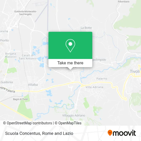 Scuola Concentus map