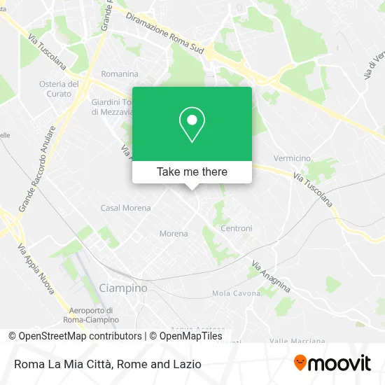 Roma La Mia Città map