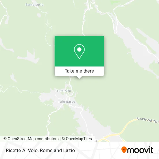 Ricette Al Volo map