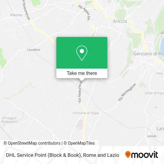 DHL Service Point (Block & Book) map