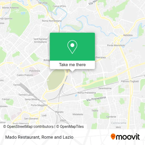 Mado Restaurant map