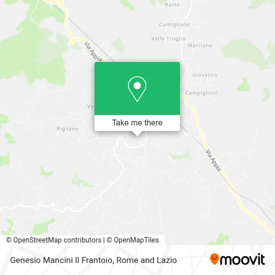 Genesio Mancini Il Frantoio map