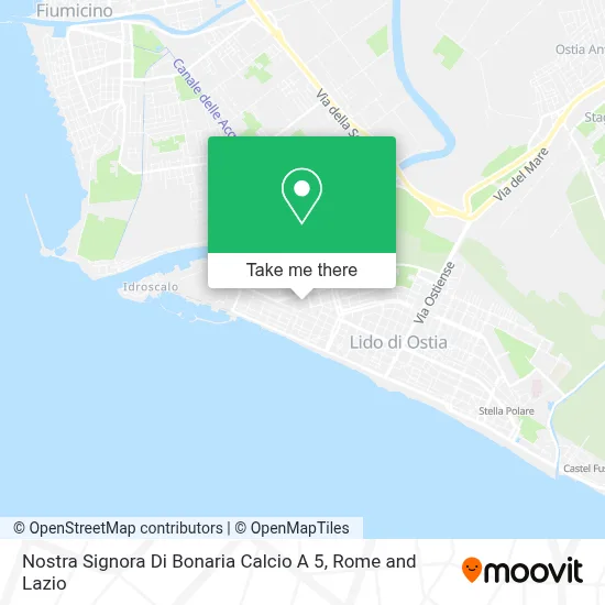 Nostra Signora Di Bonaria Calcio A 5 map