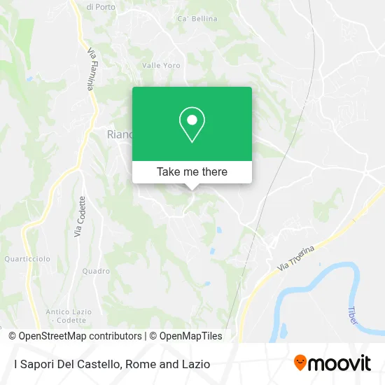 I Sapori Del Castello map