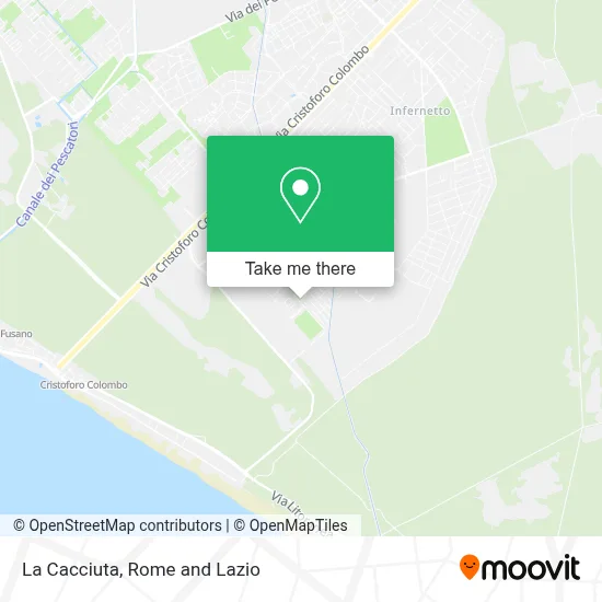 La Cacciuta map