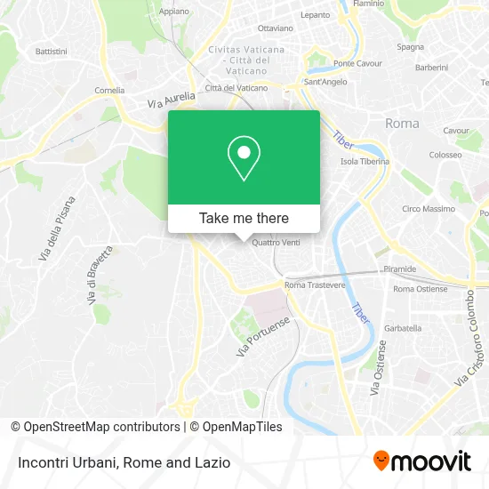 Incontri Urbani map