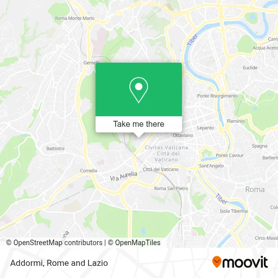 Addormi map