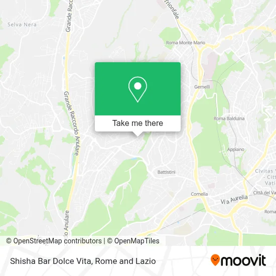 Shisha Bar Dolce Vita map