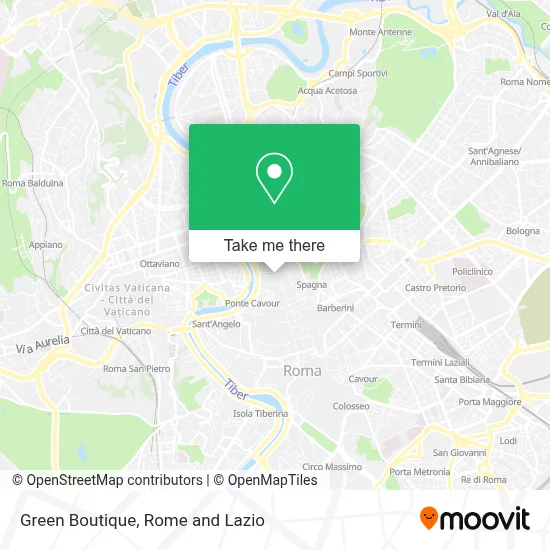 Green Boutique map
