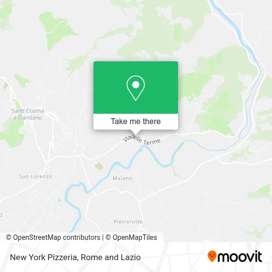 New York Pizzeria map