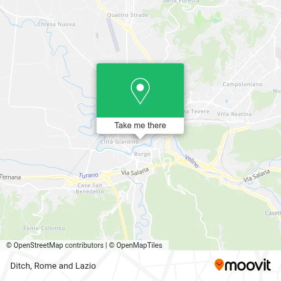 Ditch map