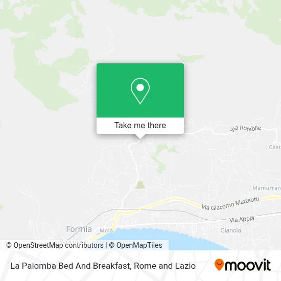 La Palomba Bed And Breakfast map