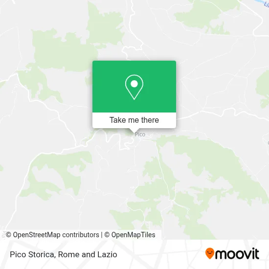 Pico Storica map
