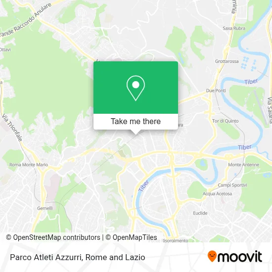 Parco Atleti Azzurri map