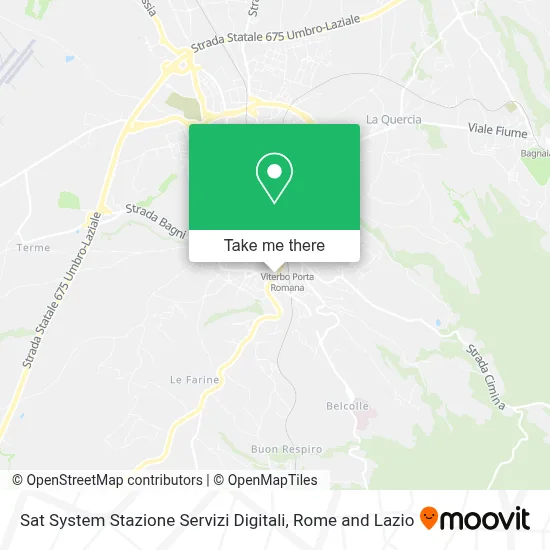 Sat System Stazione Servizi Digitali map