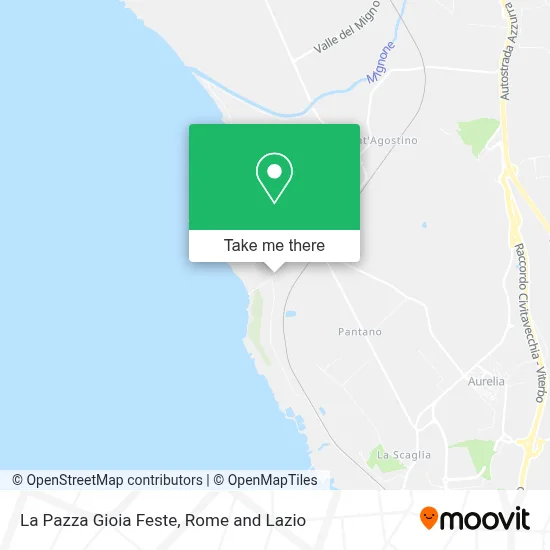 La Pazza Gioia Feste map