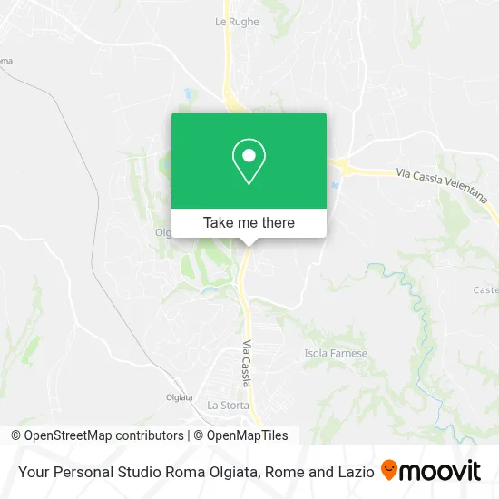 Your Personal Studio Roma Olgiata map