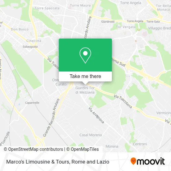 Marco's Limousine & Tours map
