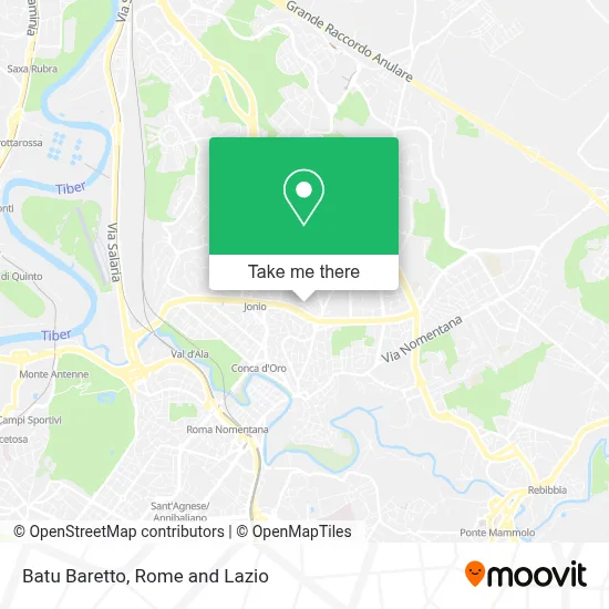 Batu Baretto map