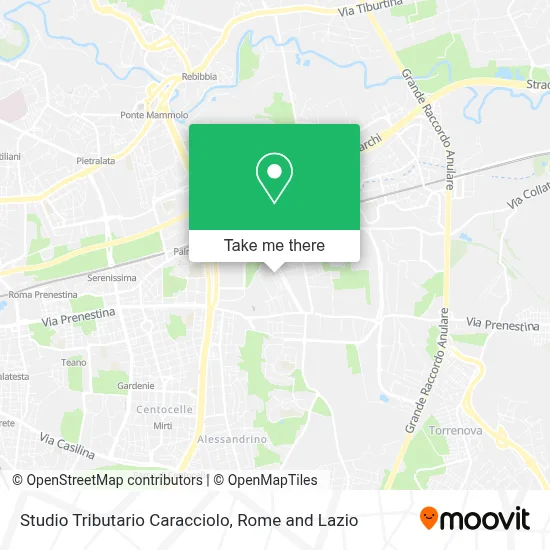 Studio Tributario Caracciolo map