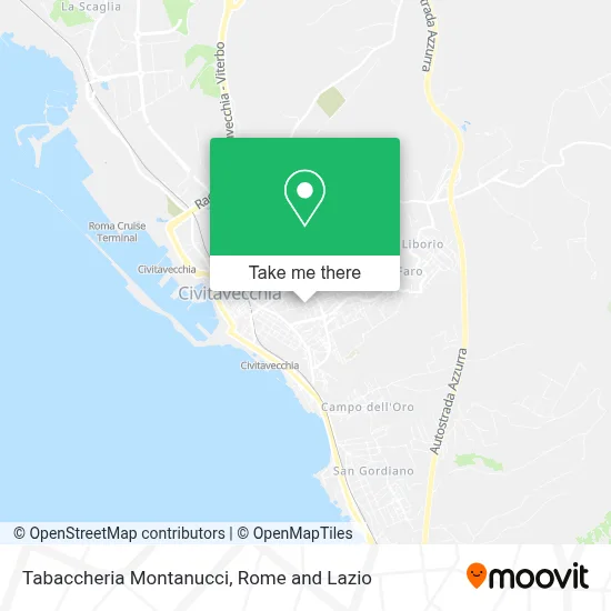 Tabaccheria Montanucci map