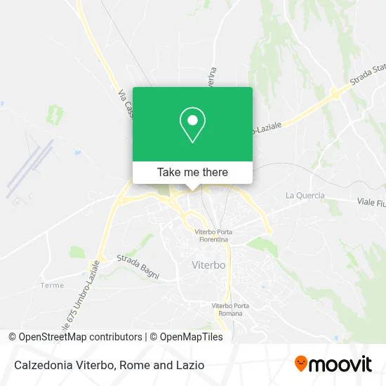 Calzedonia Viterbo map