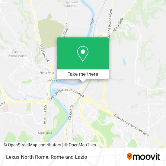 Lexus North Rome map
