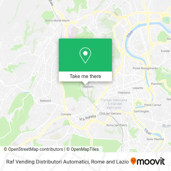 Raf Vending Distributori Automatici map