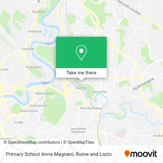 Primary School Anna Magnani map