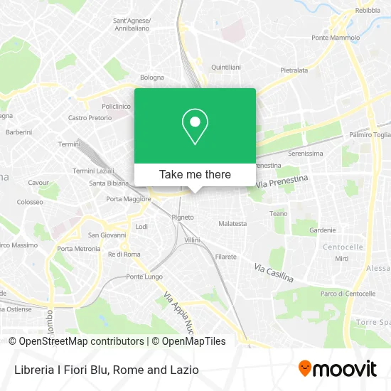 Libreria I Fiori Blu map