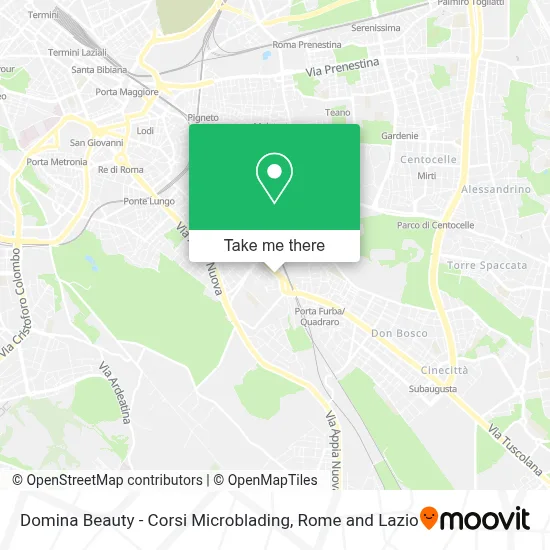 Domina Beauty - Corsi Microblading map