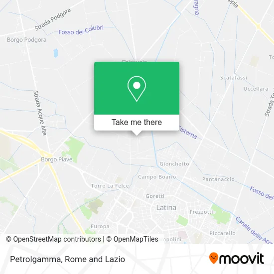 Petrolgamma map