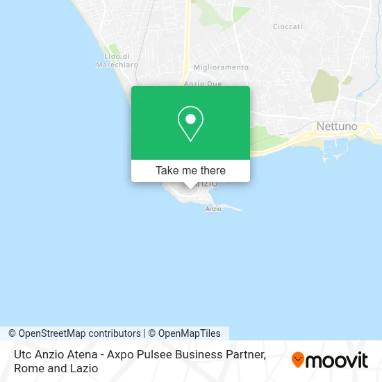 Utc Anzio Atena - Axpo Pulsee Business Partner map