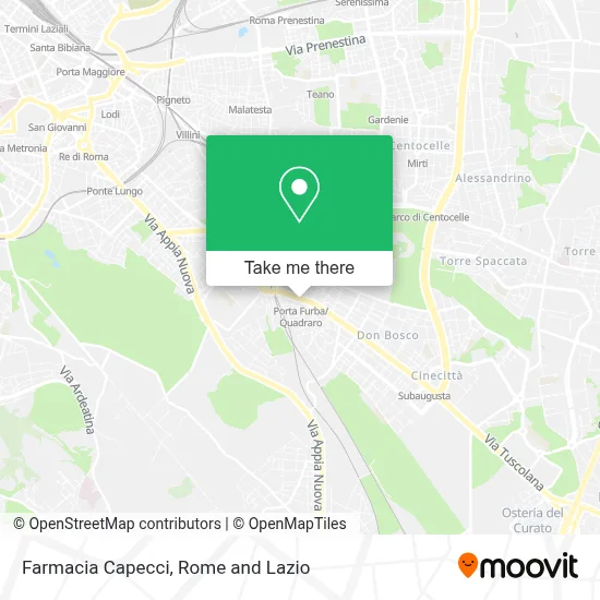 Farmacia Capecci map