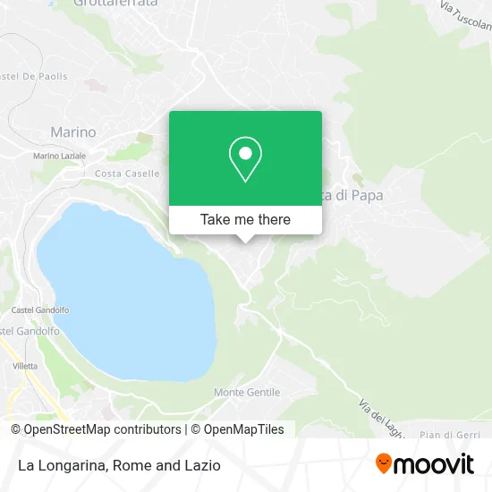 La Longarina map