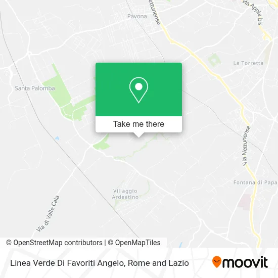 Linea Verde Di Favoriti Angelo map