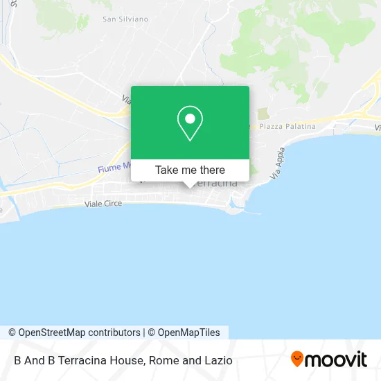 B And B Terracina House map