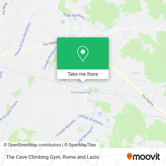 The Cave Climbing Gym map