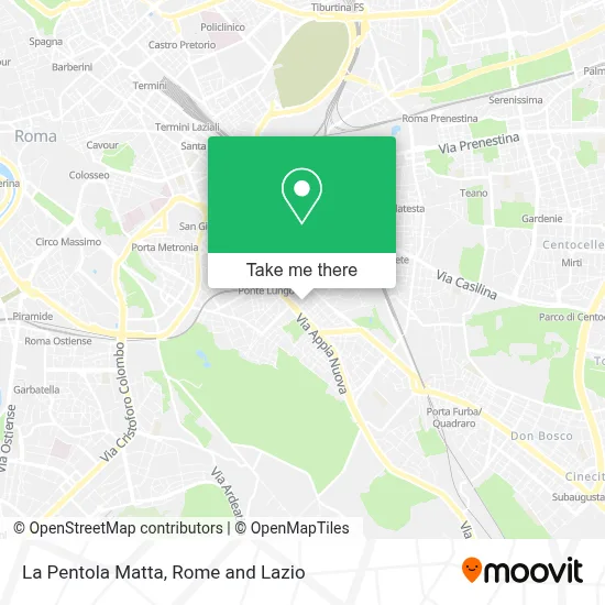 La Pentola Matta map