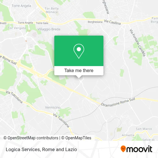 Logica Services map