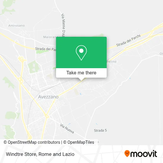 Windtre Store map