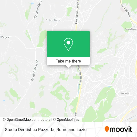 Studio Dentistico Pazzetta map