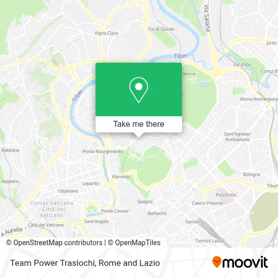 Team Power Traslochi map